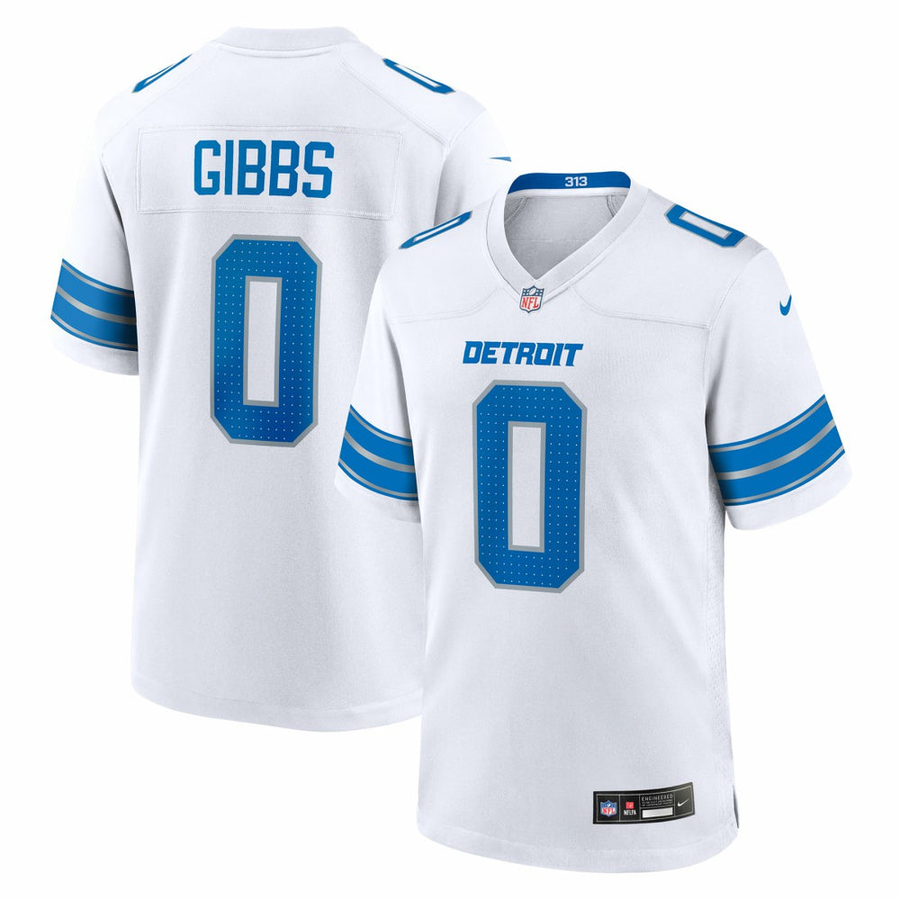Jahmyr Gibbs Detroit Lions Game Player Jersey - White online