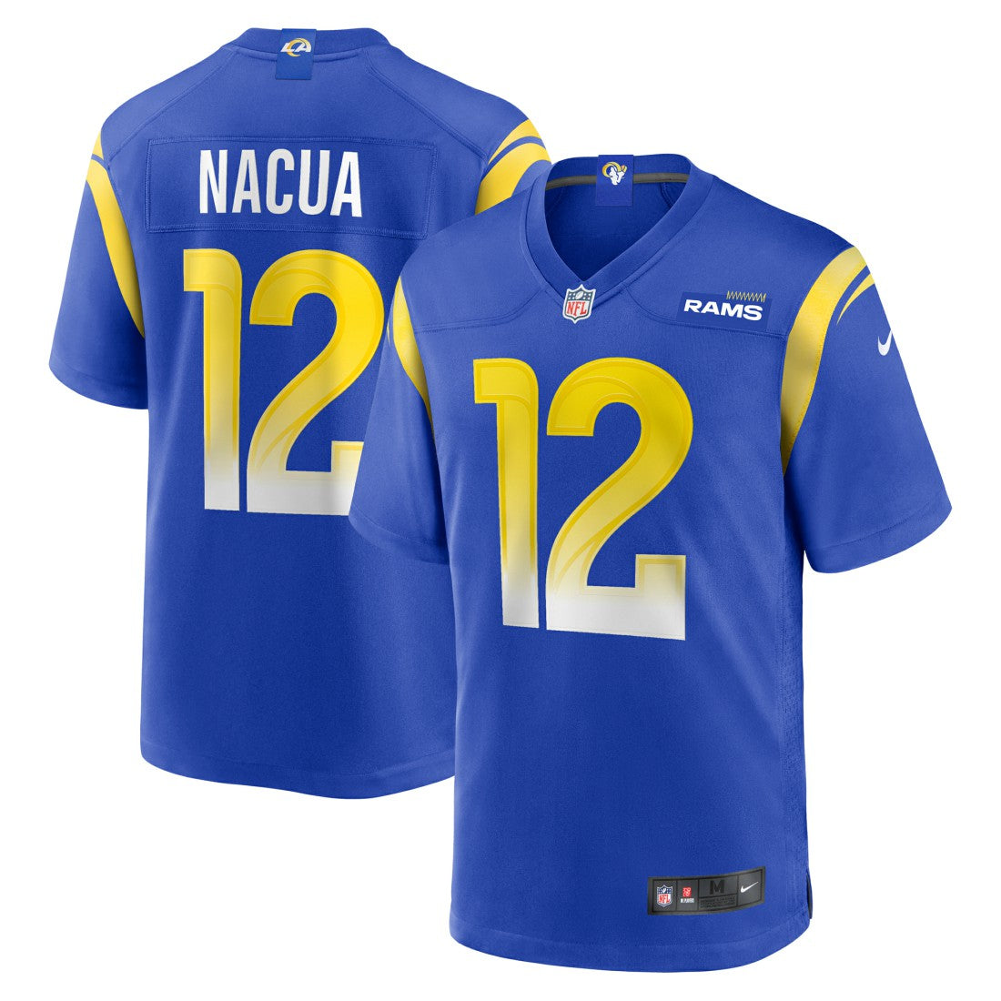Puka Nacua Los Angeles Rams Game Player Jersey - Royal sale