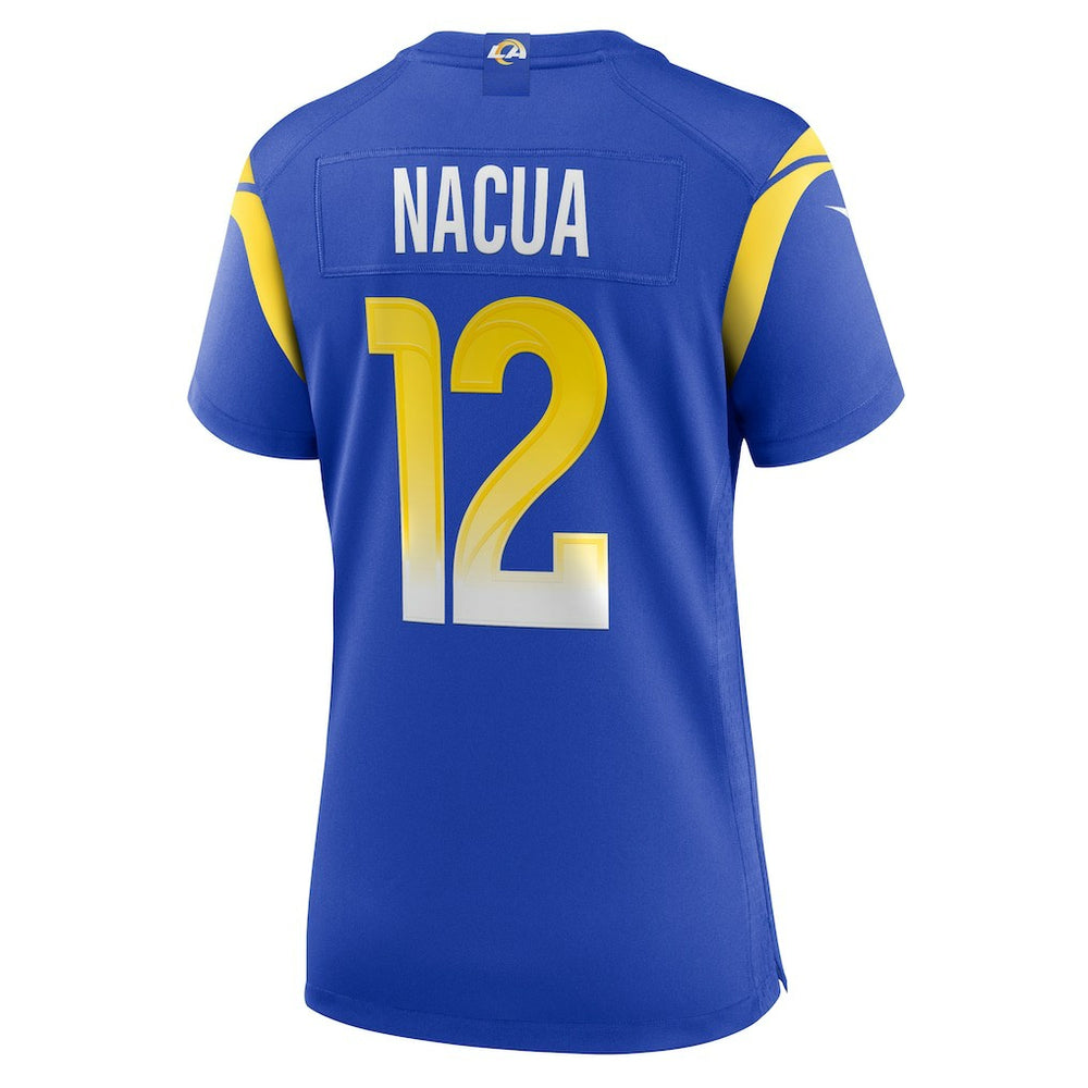 Puka Nacua Los Angeles Rams Women's Game Player Jersey - Royal cheap