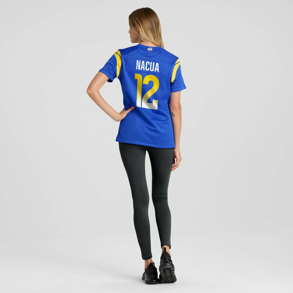 Puka Nacua Los Angeles Rams Women's Game Player Jersey - Royal cheap