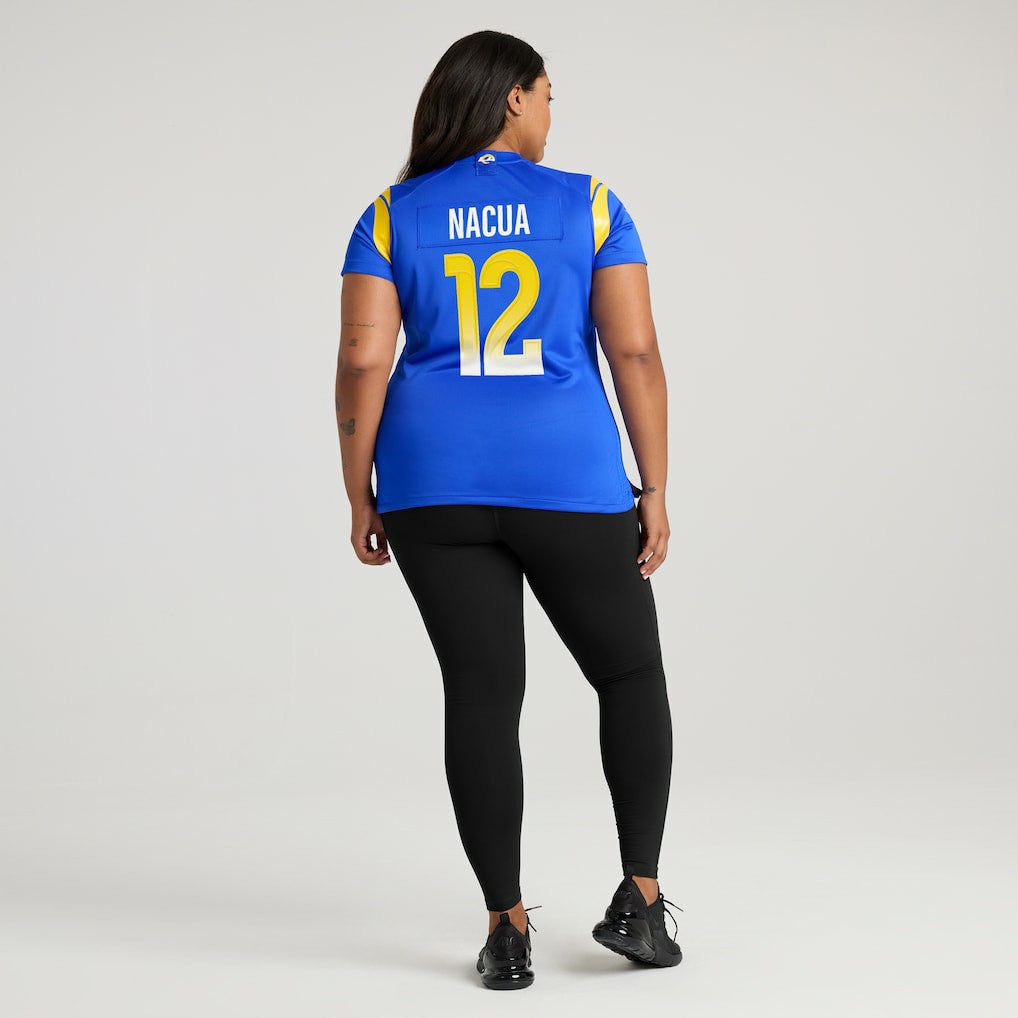 Puka Nacua Los Angeles Rams Women's Game Player Jersey - Royal cheap