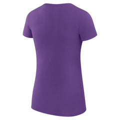 Minnesota Vikings G-III 4Her by Carl Banks Women's Super-Slim Fit Lightweight Subtle Football T-Shirt - Purple for sale