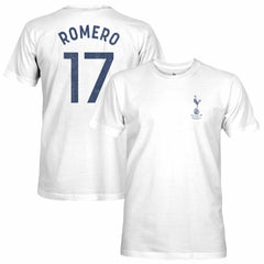 Cristian Romero Tottenham Hotspur 1863FC Player T-Shirt - White on sale