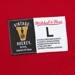 New York Rangers Mitchell & Ness Thermal Henley Long Sleeve T-Shirt - Red T-shirts