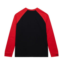 Carolina Hurricanes Mitchell & Ness Legendary Slub Raglan Long Sleeve T-Shirt - Black/Red T-shirts
