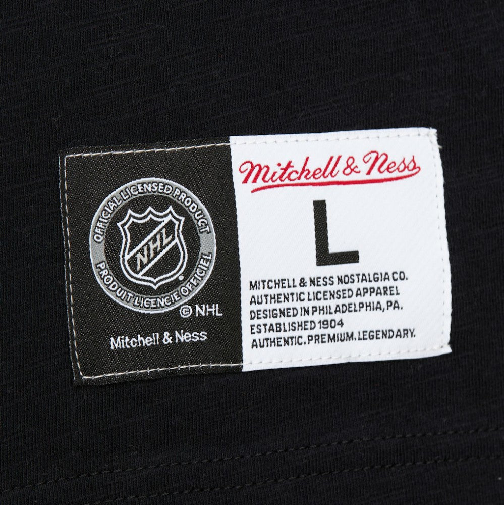 Pittsburgh Penguins Mitchell & Ness Legendary Slub Raglan Long Sleeve T-Shirt - Black/Gold T-shirts