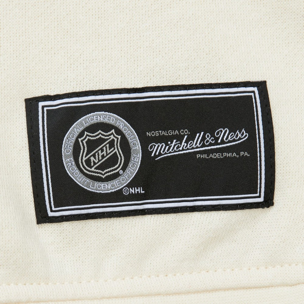 Detroit Red Wings Mitchell & Ness Women's Logo 3.0 Pullover Sweatshirt - Cream Sweatshirts