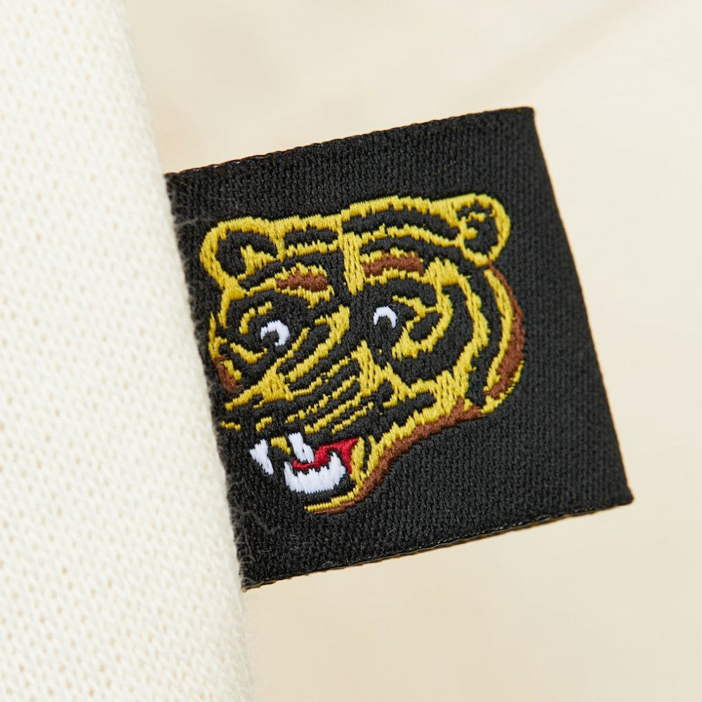 Boston Bruins Mitchell & Ness Women's Logo 3.0 Pullover Sweatshirt - Cream Sweatshirts