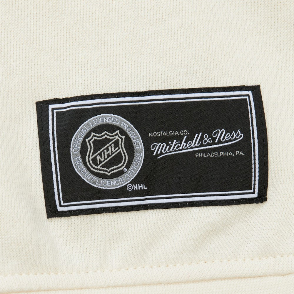 Chicago Blackhawks Mitchell & Ness Women's Logo 3.0 Pullover Sweatshirt - Cream Sweatshirts