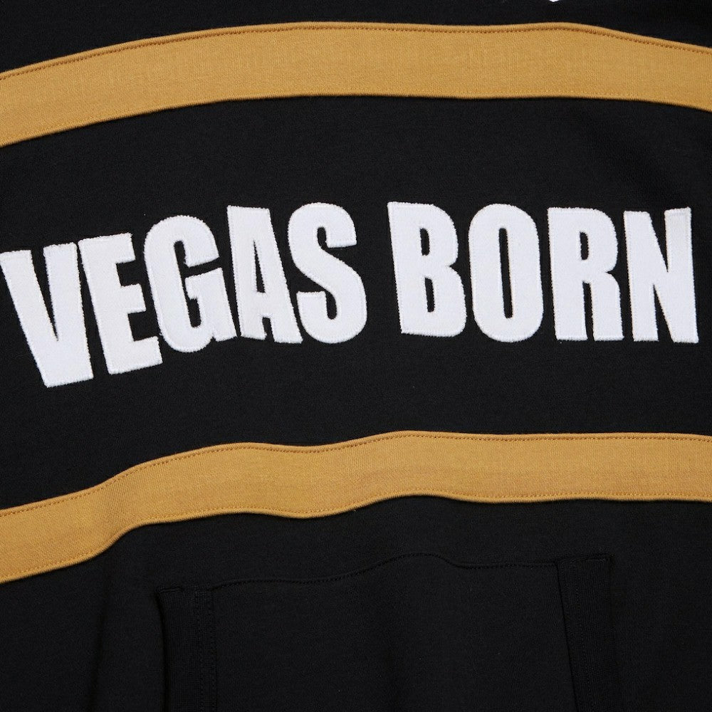 Vegas Golden Knights Mitchell & Ness Head Coach Slogan Pullover Hoodie - Black Hoodies