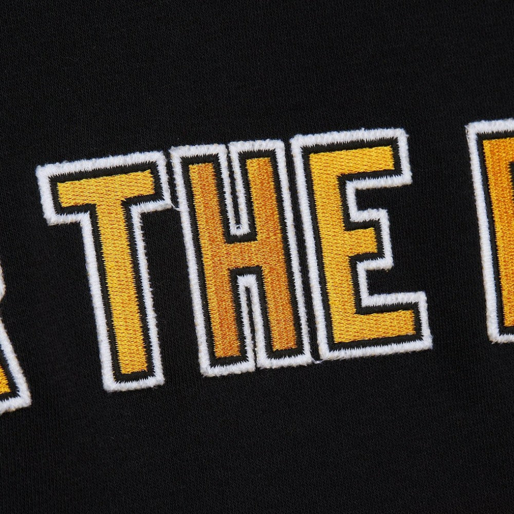 Boston Bruins Mitchell & Ness Head Coach Slogan Pullover Hoodie - Black Hoodies