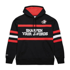 Buffalo Sabres Mitchell & Ness Head Coach Slogan Pullover Hoodie - Black Hoodies