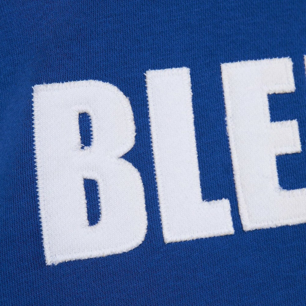 St. Louis Blues Mitchell & Ness Head Coach Slogan Pullover Hoodie - Blue Hoodies