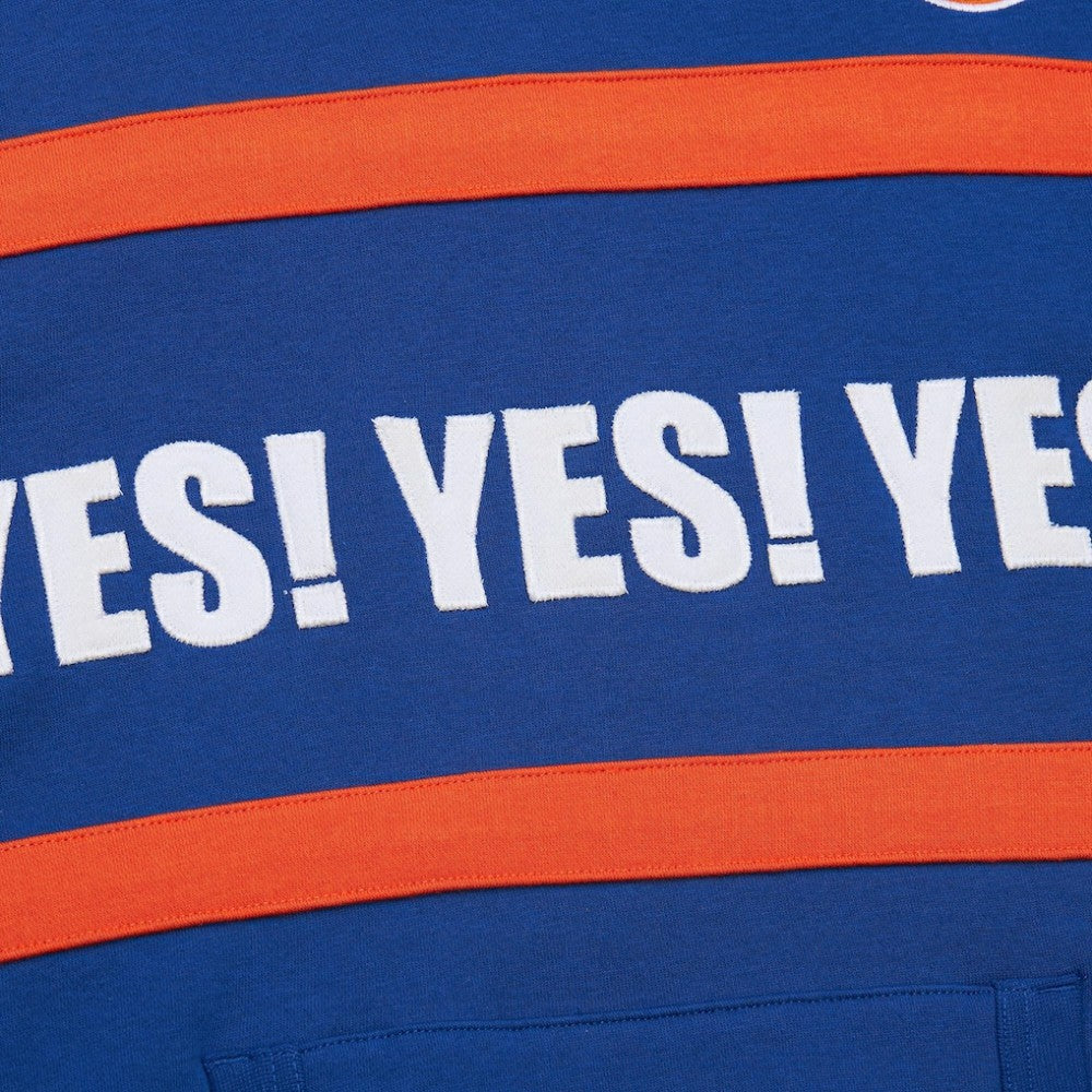 New York Islanders Mitchell & Ness Head Coach Slogan Pullover Hoodie - Royal Hoodies