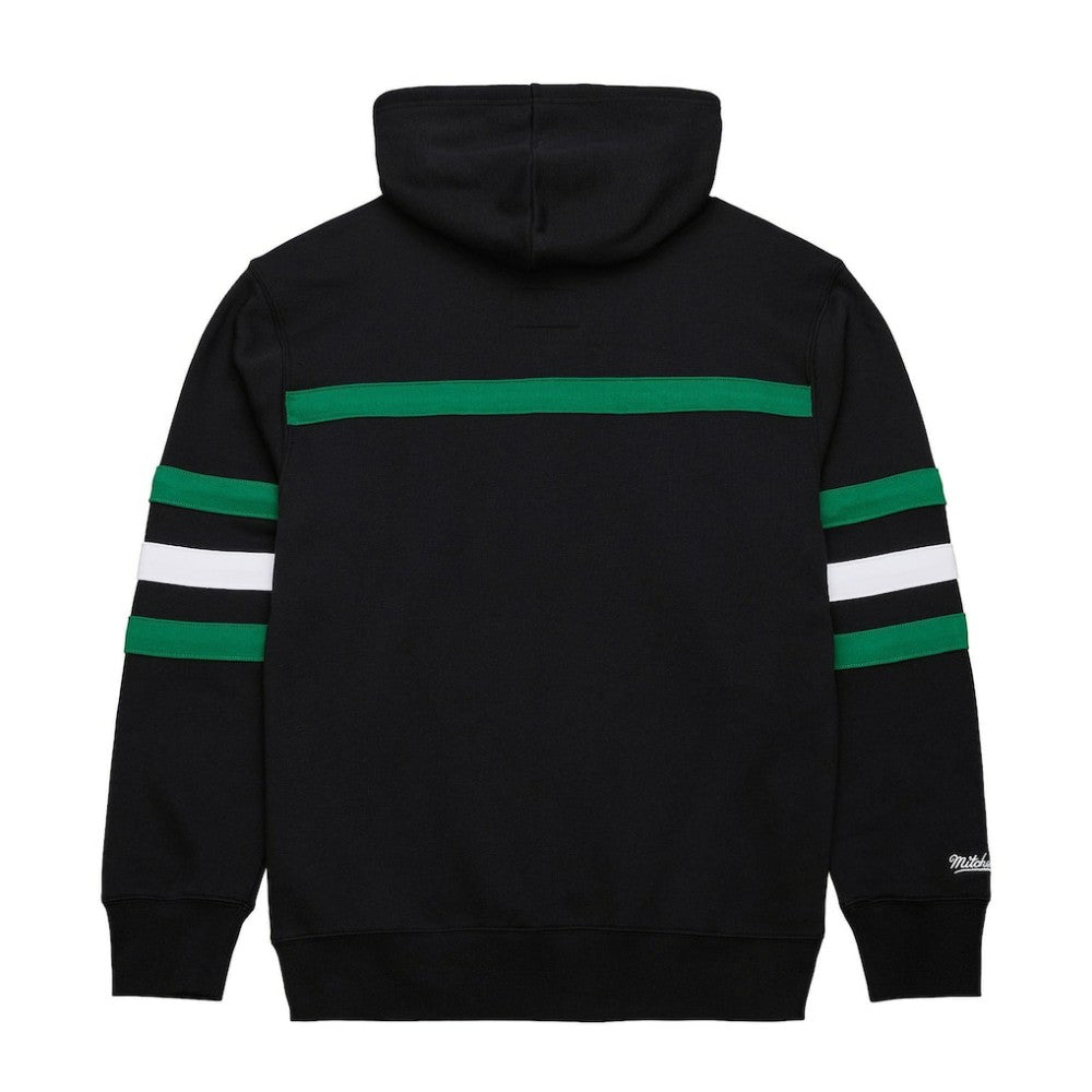 Dallas Stars Mitchell & Ness Head Coach Slogan Pullover Hoodie - Black Hoodies