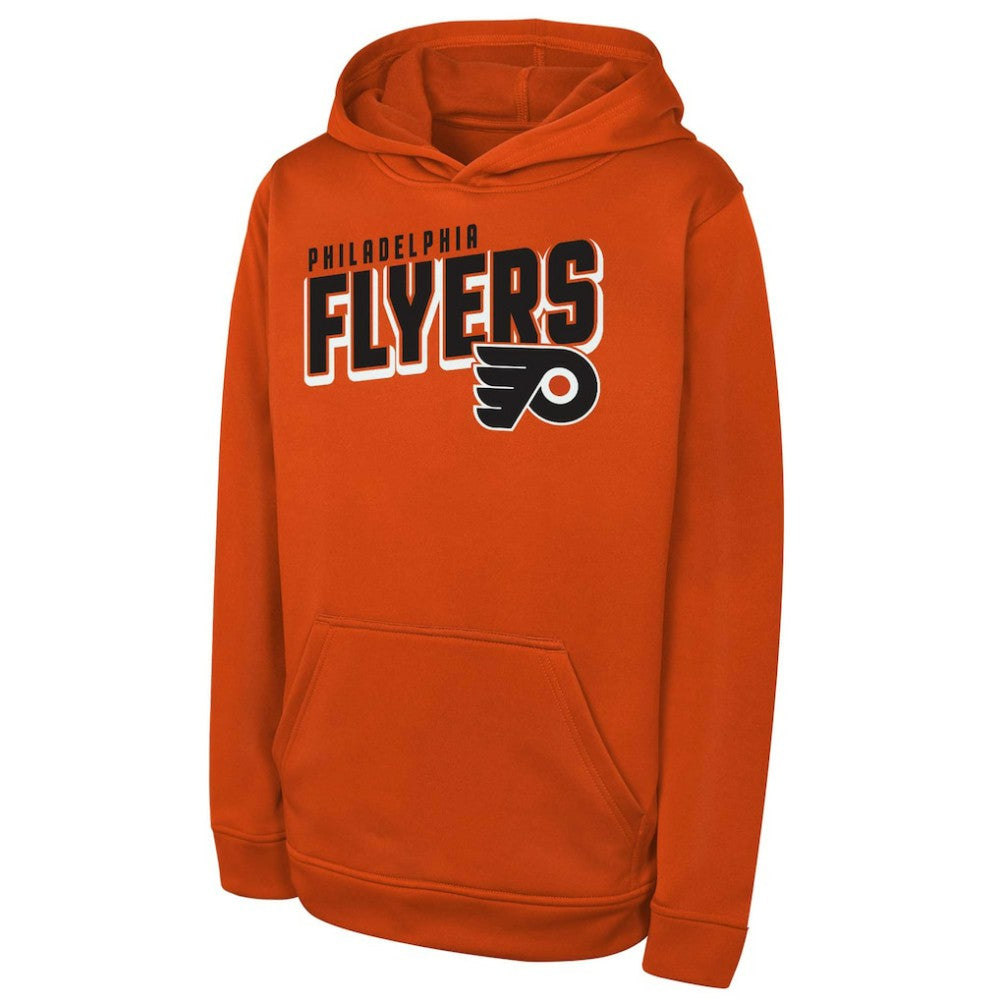 Philadelphia Flyers Youth Cyber Punk Performance Hoodie - Orange Hoodies