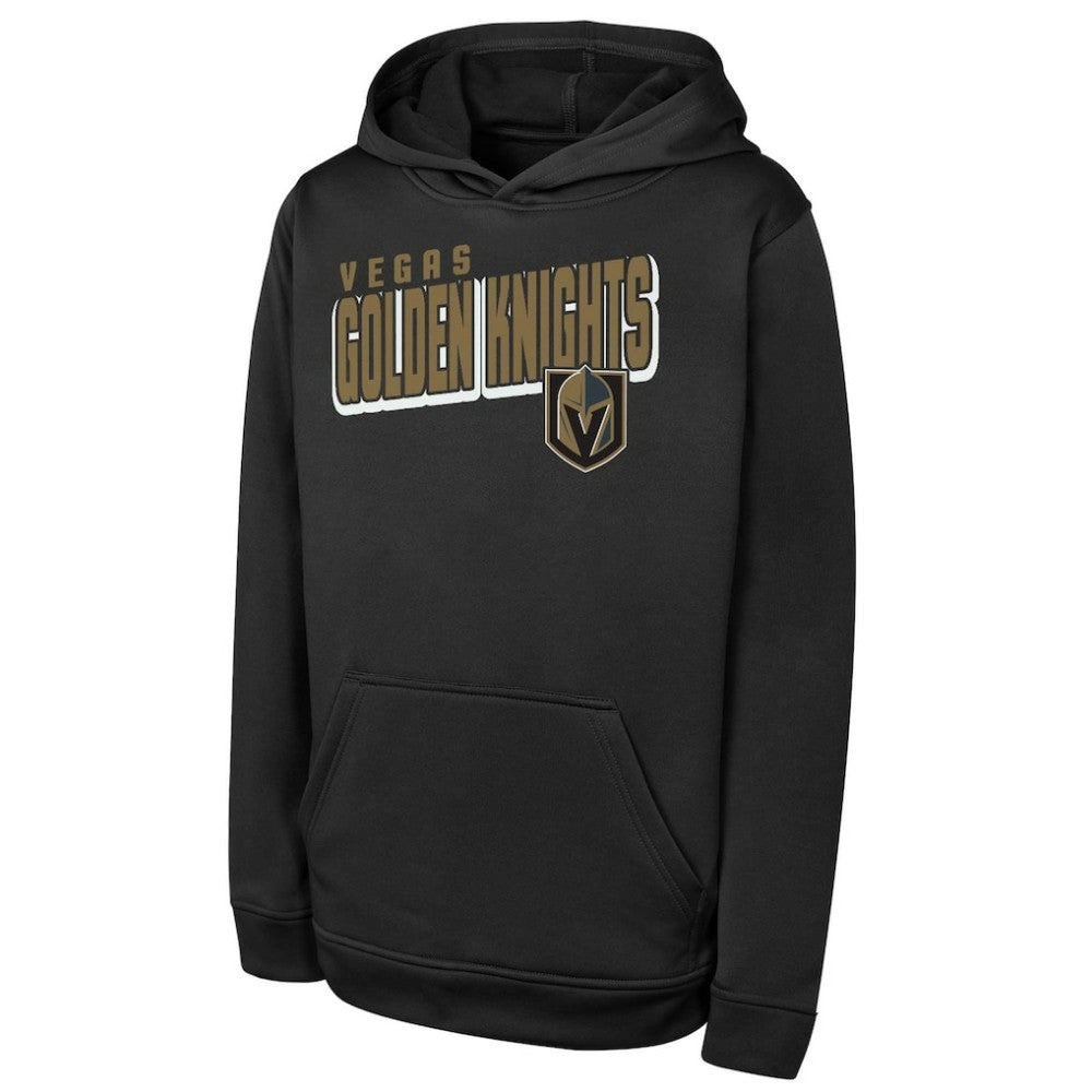 Vegas Golden Knights Youth Cyber Punk Performance Hoodie - Black Hoodies