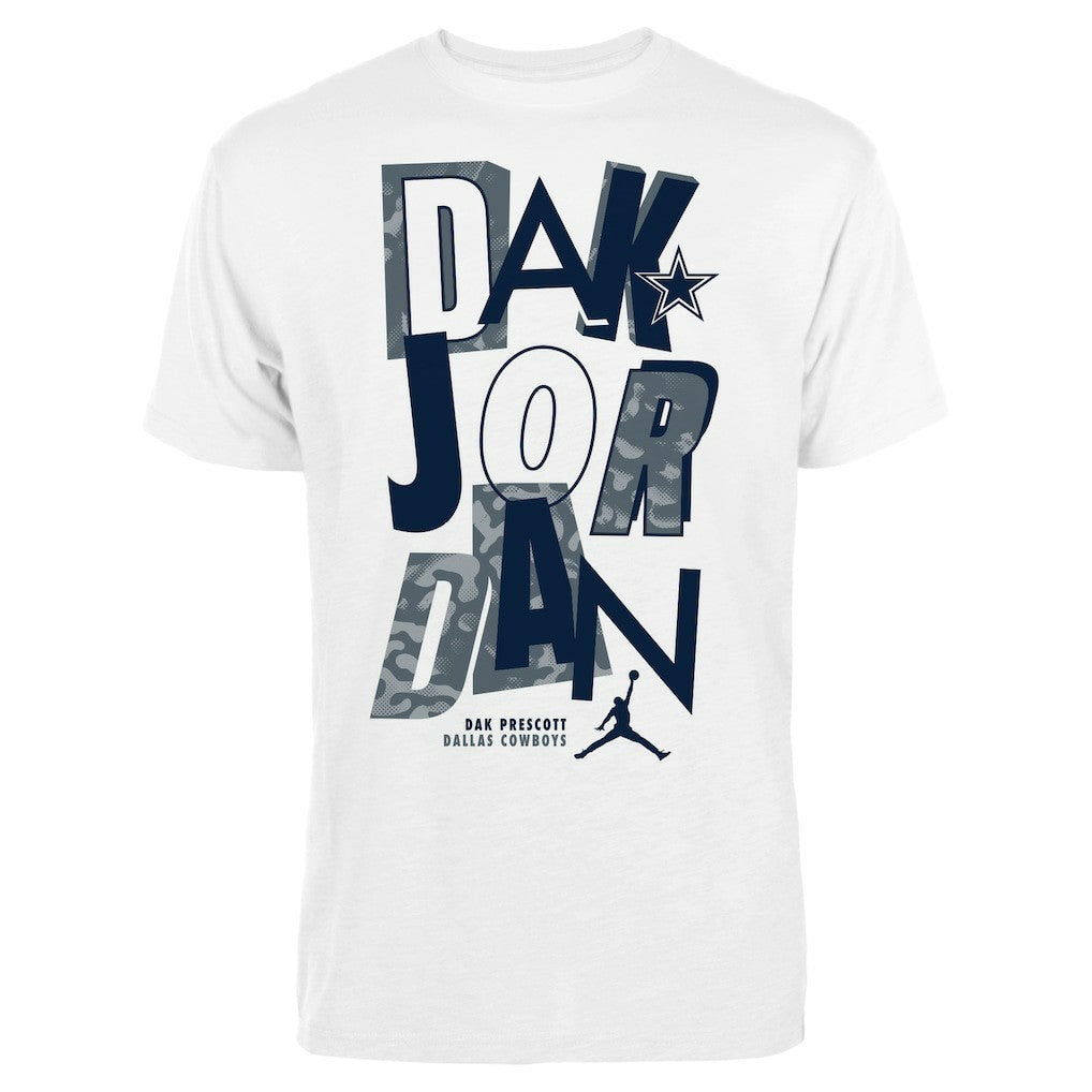 Dak Prescott Dallas Cowboys Jordan Brand Fresh Graphic T-Shirt - White on sale