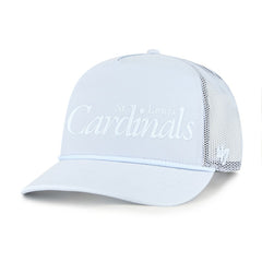 St. Louis Cardinals Foundation Script Hitch Adjustable Trucker Hat Light Blue