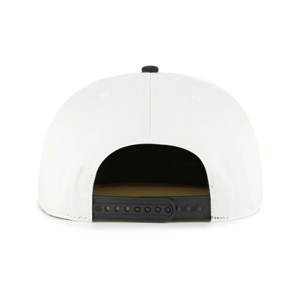 Tampa Bay Rays Foundation Captain Snapback Hat White/Black