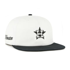 Houston Astros Foundation Captain Snapback Hat White/Black