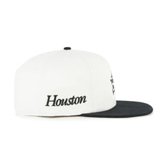 Houston Astros Foundation Captain Snapback Hat White/Black