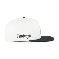 Pittsburgh Pirates Foundation Captain Snapback Hat White/Black