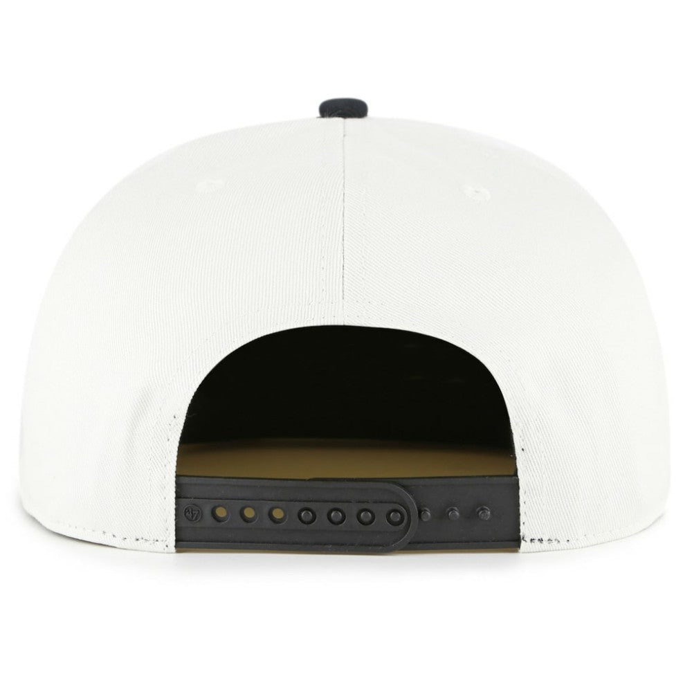 Pittsburgh Pirates Foundation Captain Snapback Hat White/Black