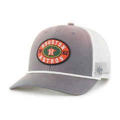 Houston Astros Tide Sweep Rope Trucker Adjustable Hat Gray/White
