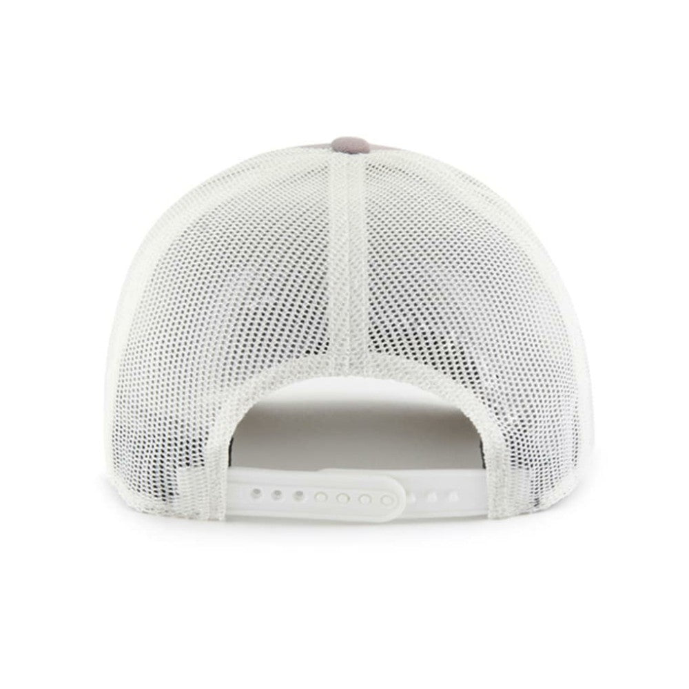Washington Nationals Tide Sweep Rope Trucker Adjustable Hat Gray/White