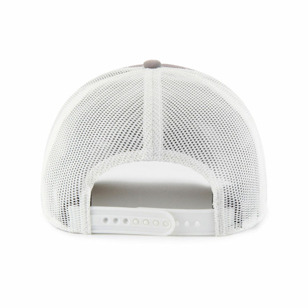 Los Angeles Angels Tide Sweep Rope Trucker Adjustable Hat Gray/White