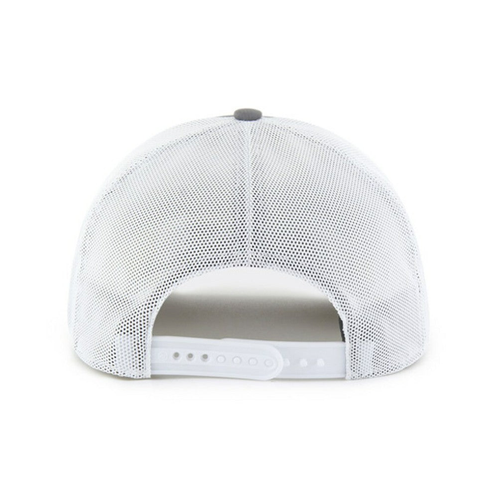 Texas Rangers Tide Sweep Rope Trucker Adjustable Hat Gray/White