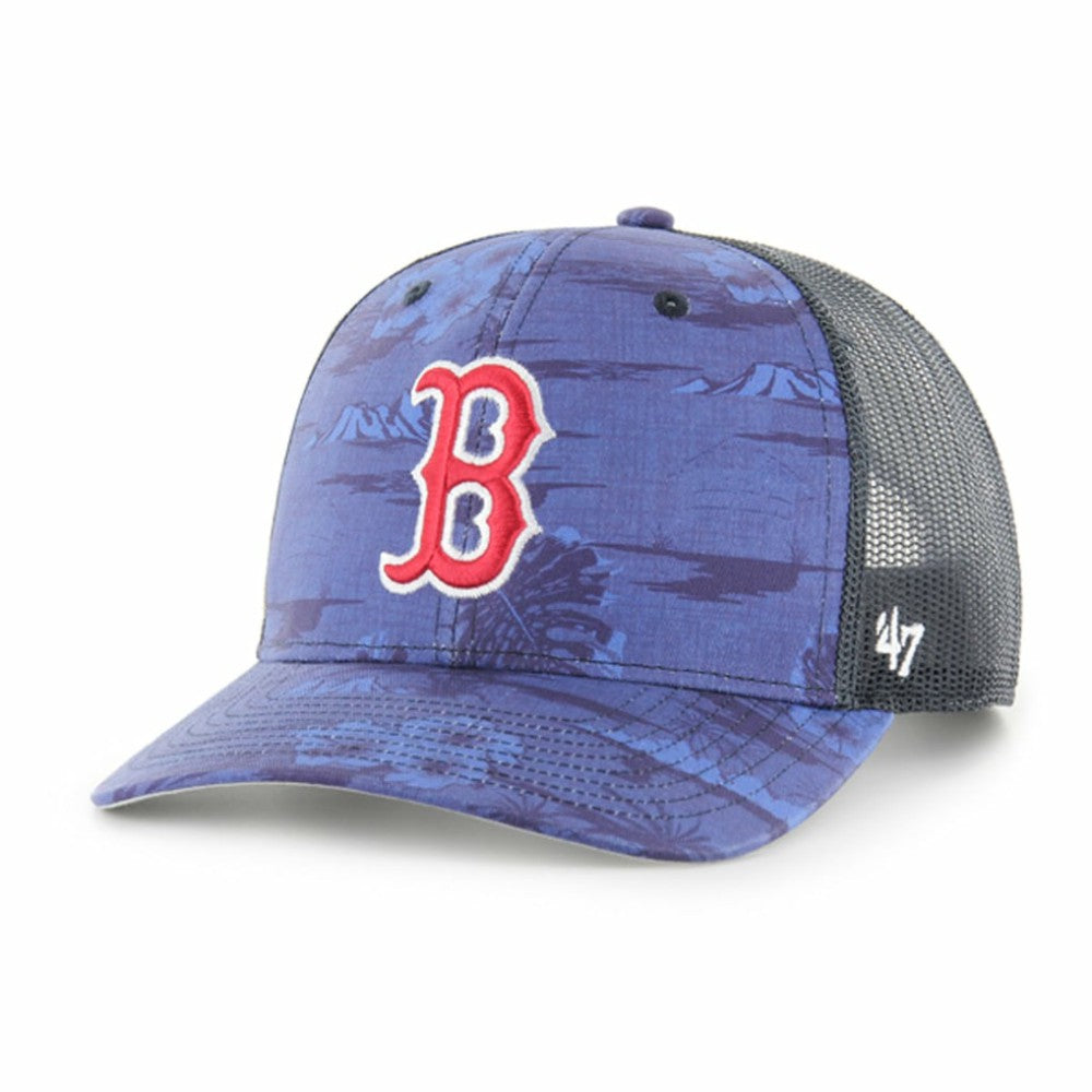Boston Red Sox Fiji Trucker Adjustable Hat Blue