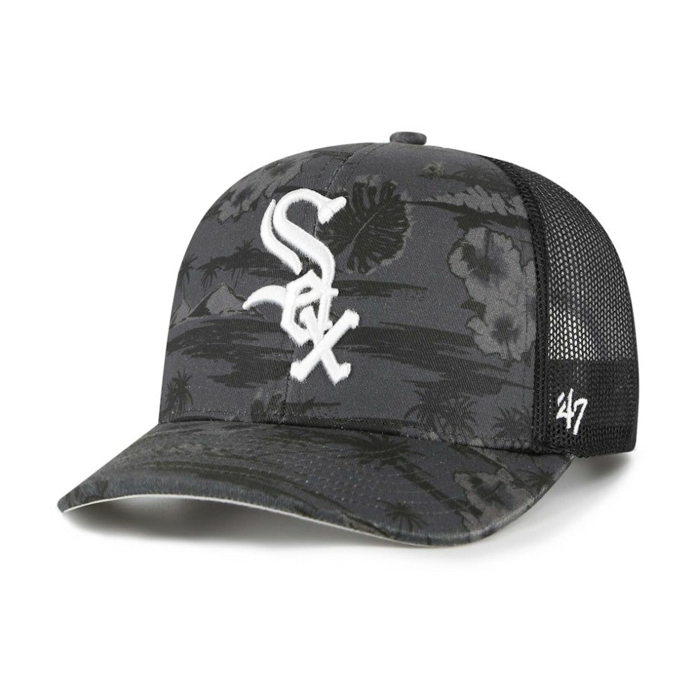 Chicago White Sox Fiji Trucker Adjustable Hat Black