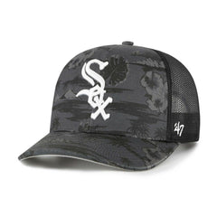 Chicago White Sox Fiji Trucker Adjustable Hat Black