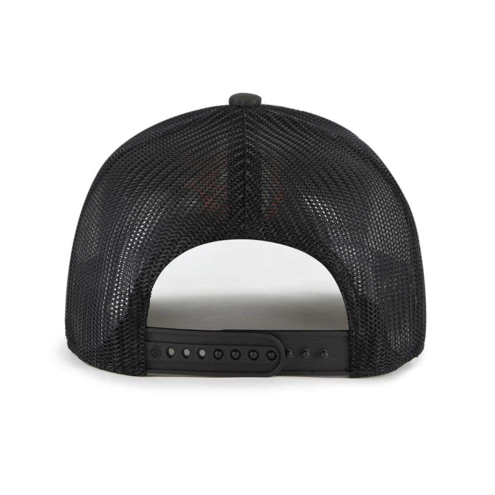 Miami Marlins Fiji Trucker Adjustable Hat Black