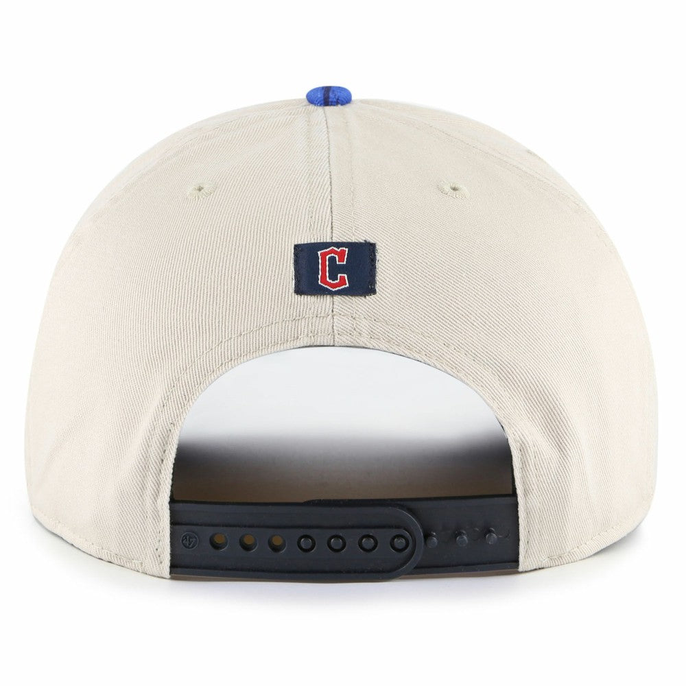 Cleveland Guardians Fiji Rope Hitch Adjustable Hat Cream/Navy