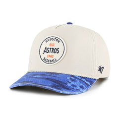 Houston Astros Fiji Rope Hitch Adjustable Hat Cream/Navy