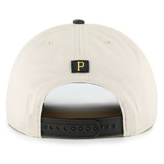 Pittsburgh Pirates Fiji Rope Hitch Adjustable Hat Cream/Black