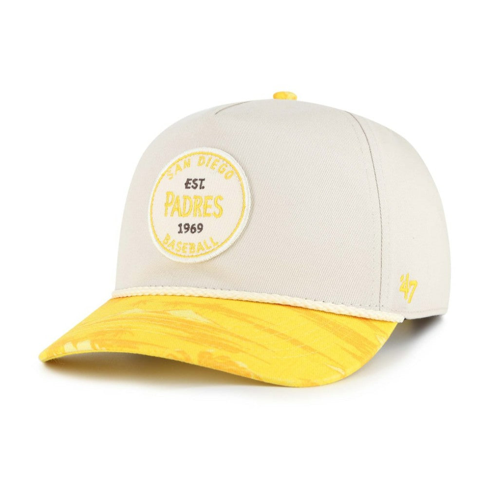 San Diego Padres Fiji Rope Hitch Adjustable Hat Cream/Gold