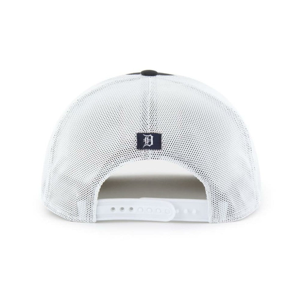 Detroit Tigers Scratch Adjustable Trucker Hat Navy/White