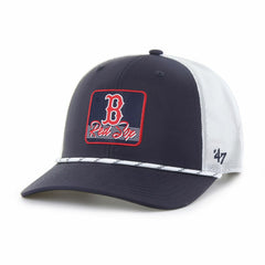 Boston Red Sox Scratch Adjustable Trucker Hat Navy/White