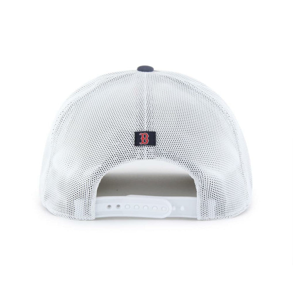 Boston Red Sox Scratch Adjustable Trucker Hat Navy/White