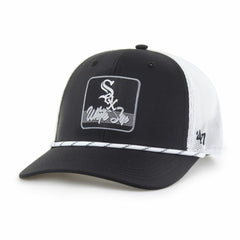 Chicago White Sox Scratch Adjustable Trucker Hat Black/White