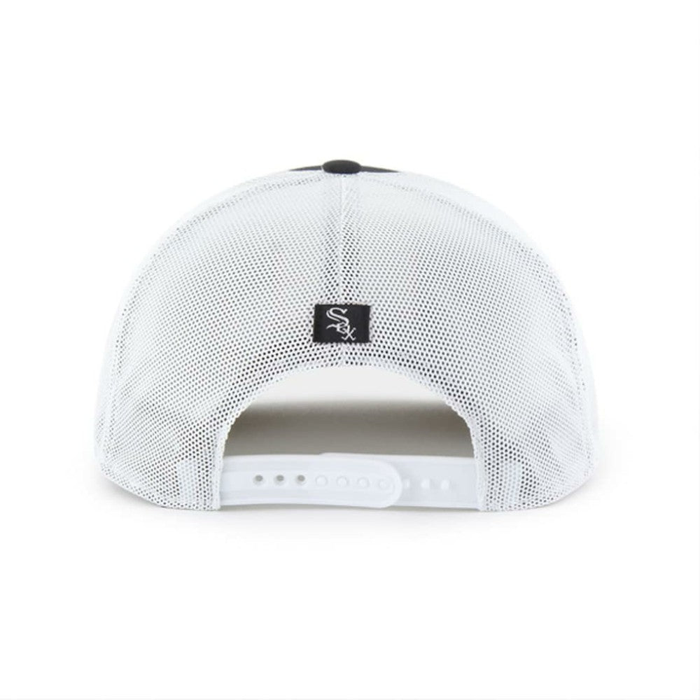 Chicago White Sox Scratch Adjustable Trucker Hat Black/White