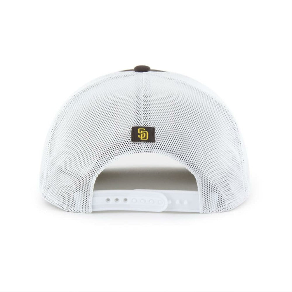 San Diego Padres Scratch Adjustable Trucker Hat Brown/White