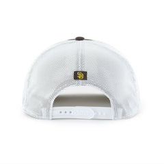 San Diego Padres Scratch Adjustable Trucker Hat Brown/White