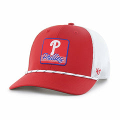 Philadelphia Phillies Scratch Adjustable Trucker Hat Red/White