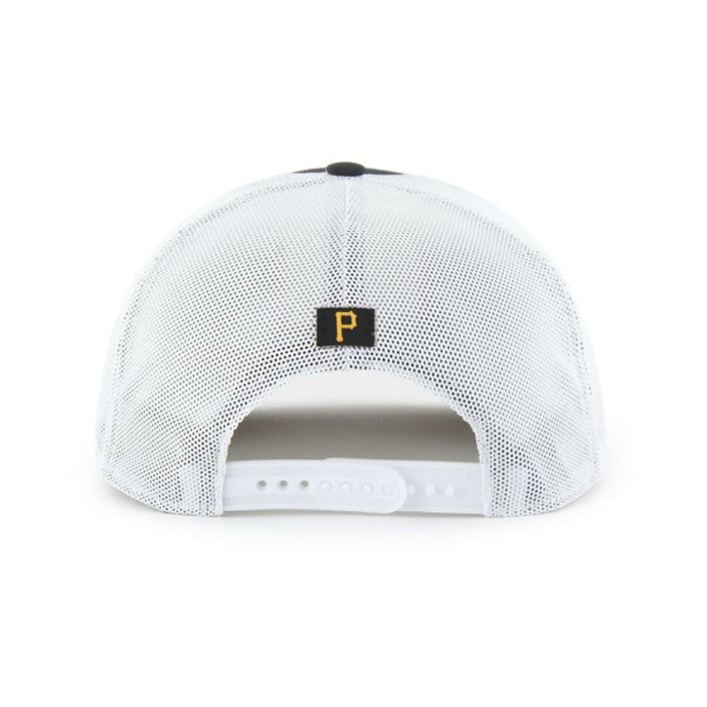 Pittsburgh Pirates Scratch Adjustable Trucker Hat Black/White