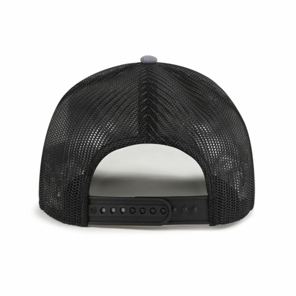 Baltimore Orioles Carbon Rope Trucker Adjustable Hat Charcoal